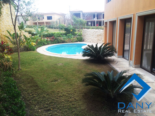 Residential Ground Floor Apartment For Rent Semi Furnished in Lake View Great Cairo Egypt